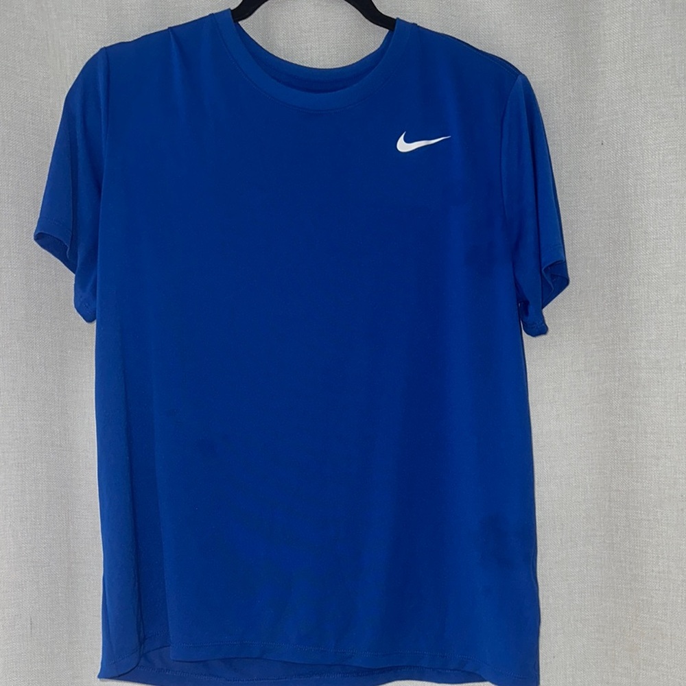 Nike Royal Blue Tee with White Swoosh
